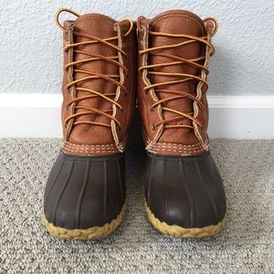 Women's Bean Boots Tumbled-Leather Shearling-Lined